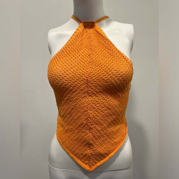 Free People June Fauxchet Sweater Halter Top - Picture 2 of 4